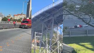 Man Jumps To His Death From An Overpass In Brazil