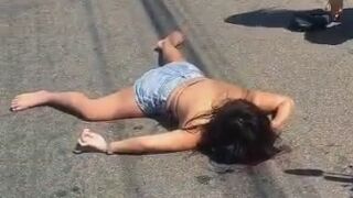 Young Wife Dies In Motorcycle Accident After Falling Face First On The Road