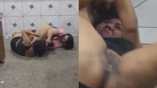 Boobs And Pussy Flashed During Fight Of Females Over A Man