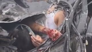 Driver Dies In Head On Collision With A Garbage truck In Dominican Republic