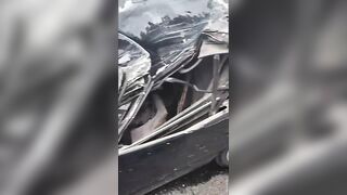 Driver Dies In Head On Collision With A Garbage truck In Dominican Republic