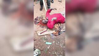 Woman Tied And Killed For Ritual Found By Locals In Nigeria (New Footage)