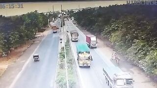 One woman killed and two injured after a speeding truck hit three women labourers