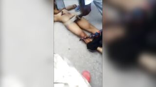 Classic Gang Brutality: HAITIAN CUTS HEADLESS CORPSE DICK OFF