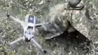 The Orc said to himself: "I'd rather kill myself than be killed by a drone"
