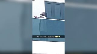 Man Brings Backup Knife to Slit His Throat Twice Before Jumping Off Rooftop