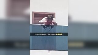 Man Brings Backup Knife to Slit His Throat Twice Before Jumping Off Rooftop