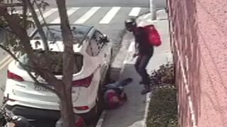 Delivery Disguised Robber Shoots Off-Duty Cop at Point-Blank Range
