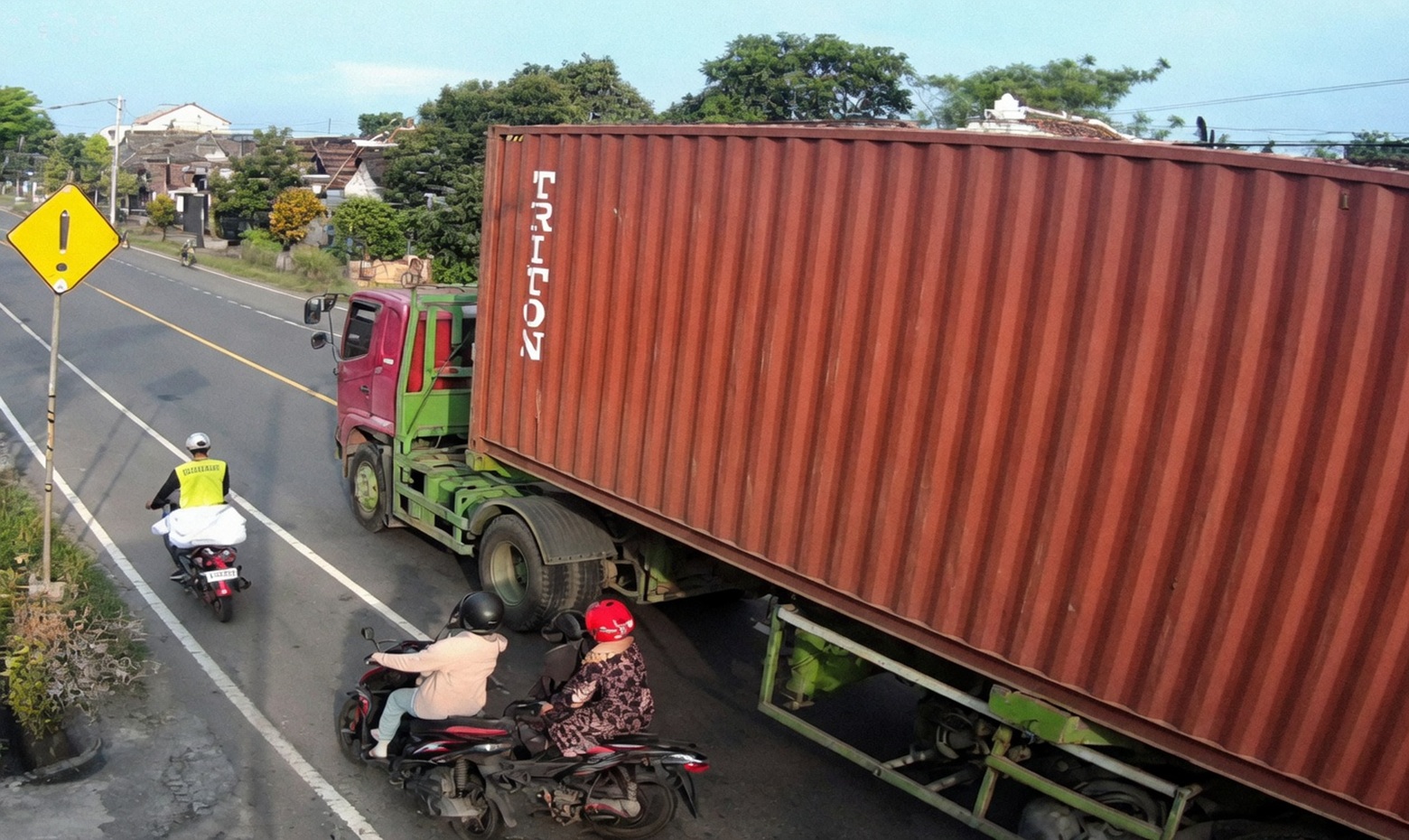 She Never Stood a Chance: Truck Flattens Female Biker Instantly
