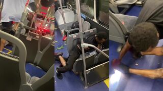 Unc gets his ass beat with a flashlight