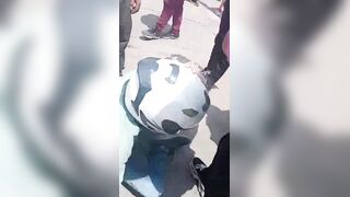 Man Caught Stealing A Phone In Front Of The Church In Colombia