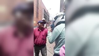 Man Caught Stealing A Phone In Front Of The Church In Colombia