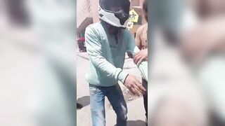 Man Caught Stealing A Phone In Front Of The Church In Colombia