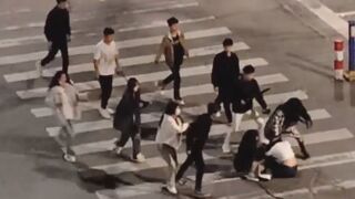 Couple Get Into A Fight With An Entire Army Of Opps