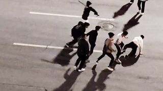 Couple Get Into A Fight With An Entire Army Of Opps