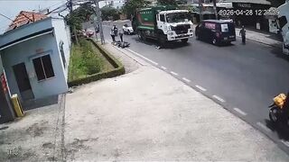 Sucks To Get Killed By A Garbage Truck