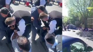 Two people stabbed in north London.