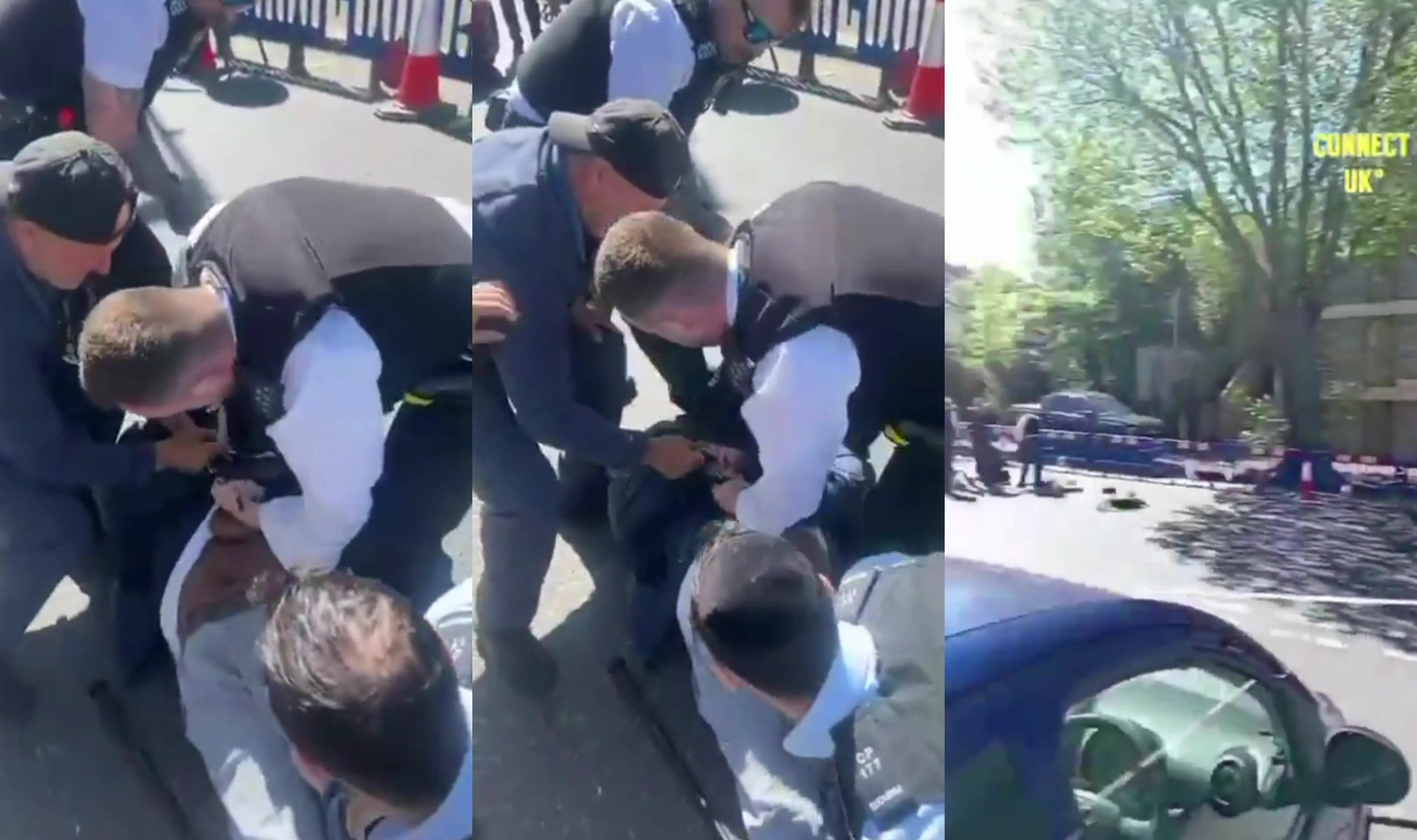 Two people stabbed in north London.
