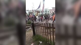 Power lines and celebrations in India