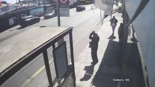 First CCTV footage of London stabbing attack