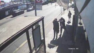 First CCTV footage of London stabbing attack