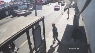 First CCTV footage of London stabbing attack