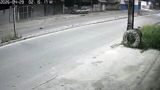 Man Sitting On His Motorcycle Gets Killed By A Company truck