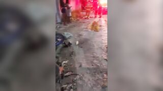 Man Sitting On His Motorcycle Gets Killed By A Company truck