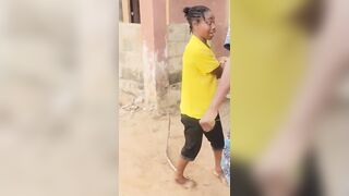 The Shocking Moment a Mother Attacks Her Teenage Daughter With a Knife
