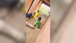 The Shocking Moment a Mother Attacks Her Teenage Daughter With a Knife