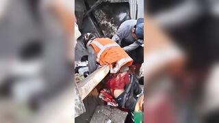 Sanitation Worker Dies After Being Cut in Half by Bus Hitting Garbage Truck