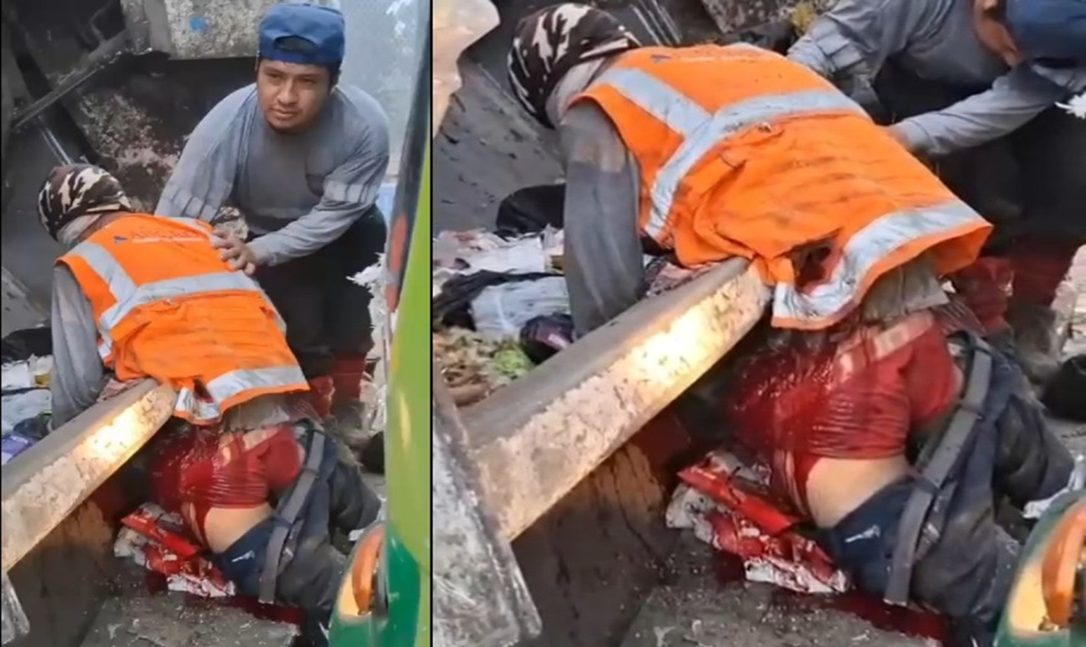 Sanitation Worker Dies After Being Cut in Half by Bus Hitting Garbage Truck