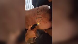 Cartel Hitmen Burn and Brand Captive Enemy Like a Cow with Blowtorch