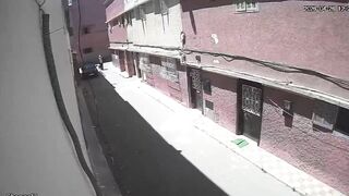 Horrific Hatchet Attack Caught on Video – Man Struck from Behind in Morocco Alley