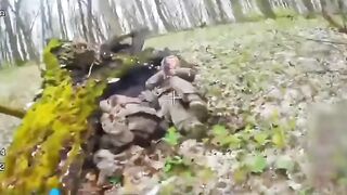 Ukrat is cut in half.
