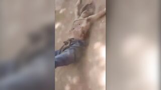 Thief Brutally Mutilated with Machete & Burned to Death by Angry Mob