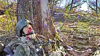 Blood-gagged Russian with Tormented Stare Enters Hell