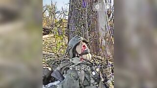 Blood-gagged Russian with Tormented Stare Enters Hell