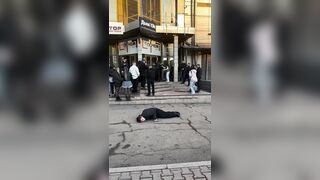 A typical day at a club in the center of Krasnoyarsk