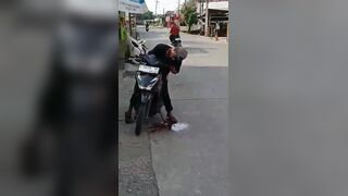Motorcyclist Bleeds To Death After Getting Throat Slit By Kite
