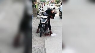 Motorcyclist Bleeds To Death After Getting Throat Slit By Kite