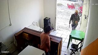 Attacked with knife