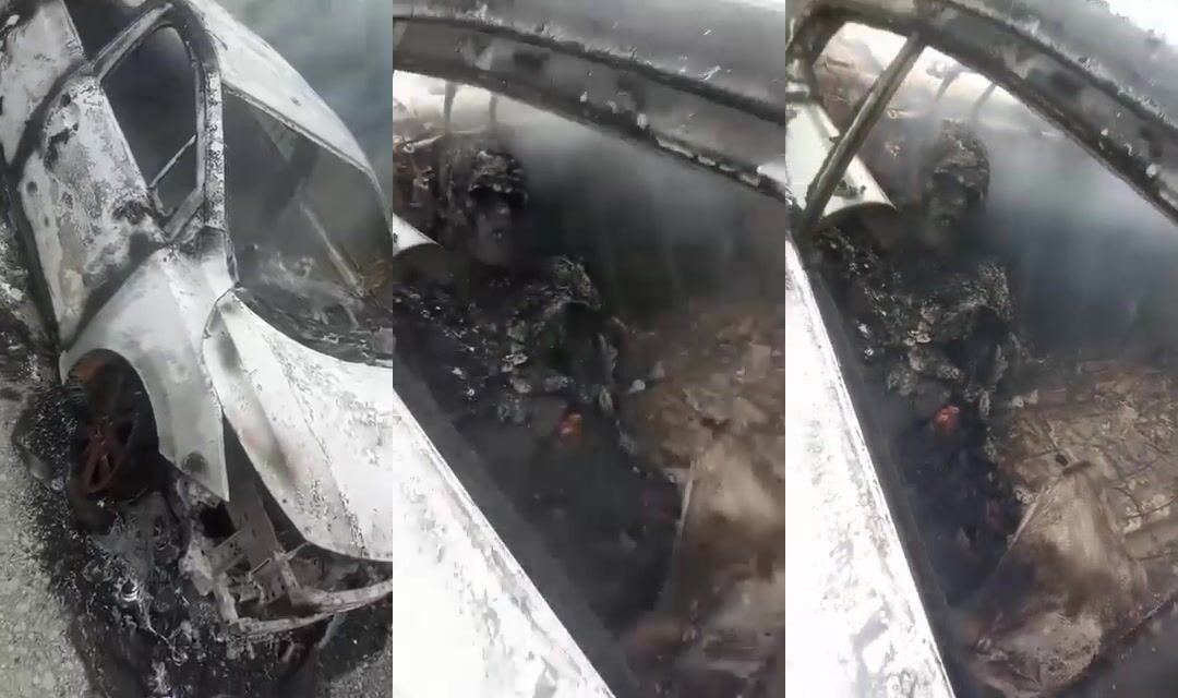 Man cremated in car fire