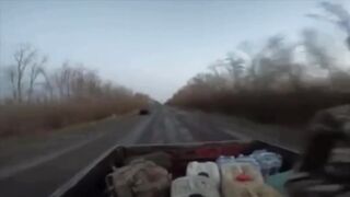 A UA soldier in the Donetsk region shot down a drone at the last minute