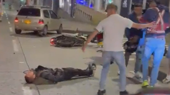 Man Beaten Unconscious During Road Rage Incident In Colombia