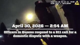 Bodycam Footage Shows Moment NYPD Officers Are Thrown by Queens Explosion