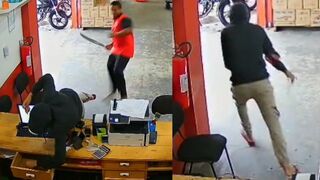Robber Loses Arm After Store Worker Slashes Him With Machete to Foil Heist