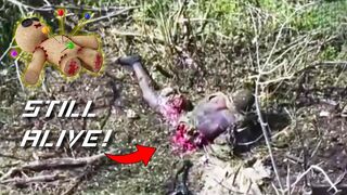 Voodoo Drone Splits Russian. Makes Him Suffer in Agony