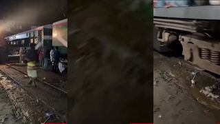 The train won.