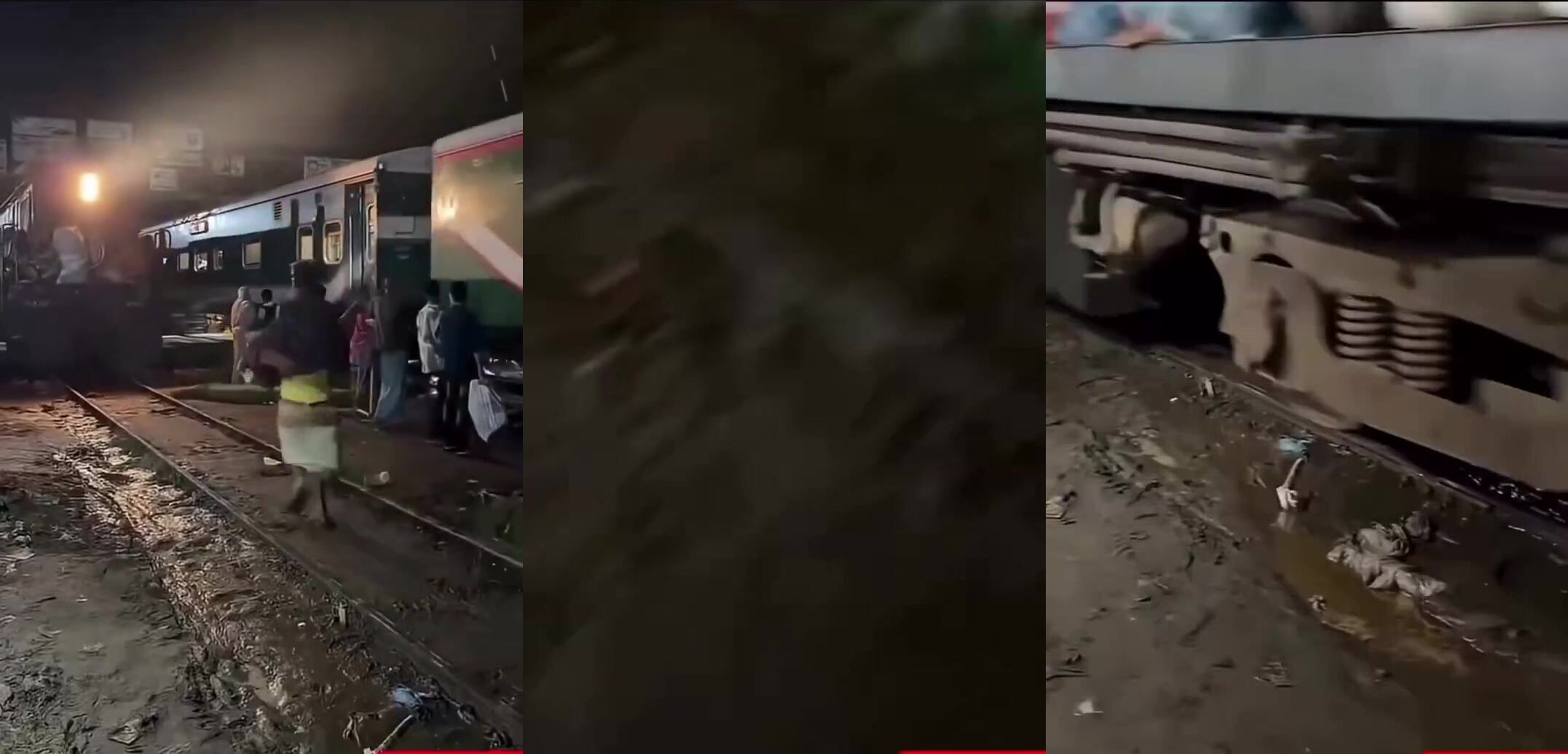 The train won.